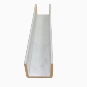 Perfil de aluminio con borde en forma de U especializado